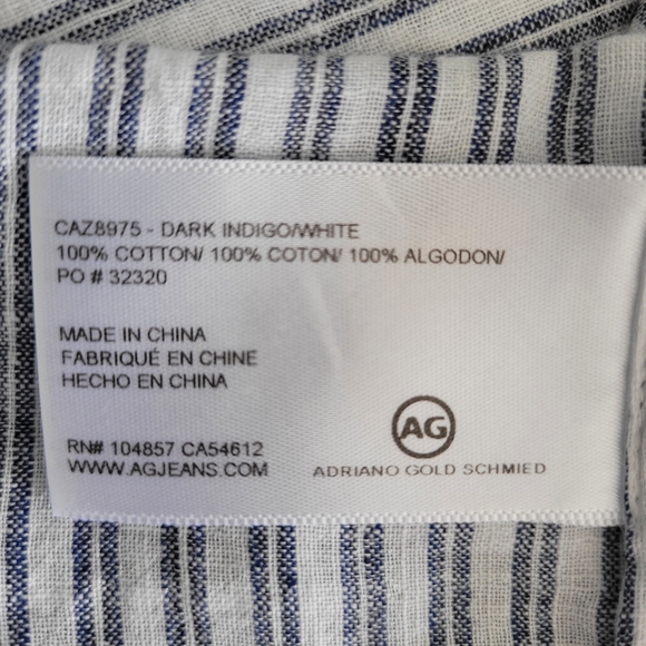 AG Adriano Goldschmied Blouse Size M - Picture 4 of 8